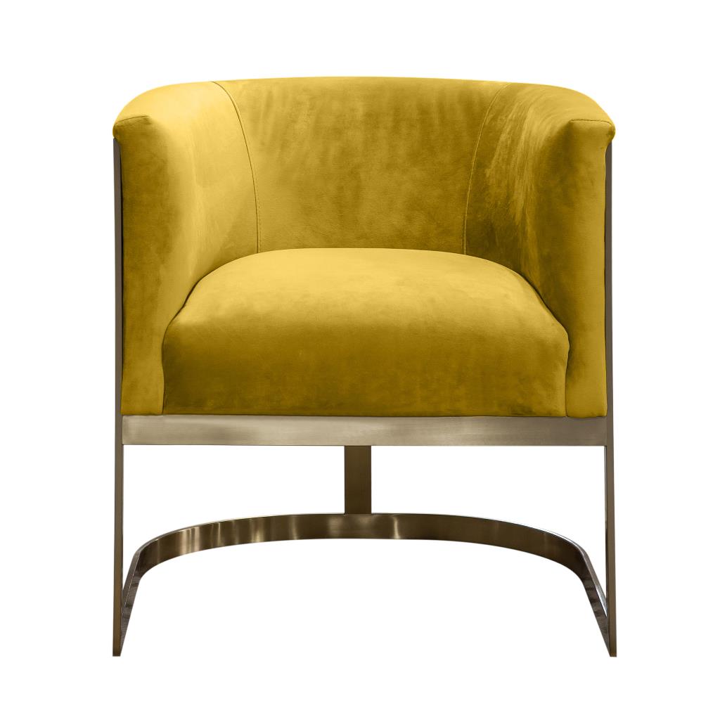 Chair with modern gold limbs S